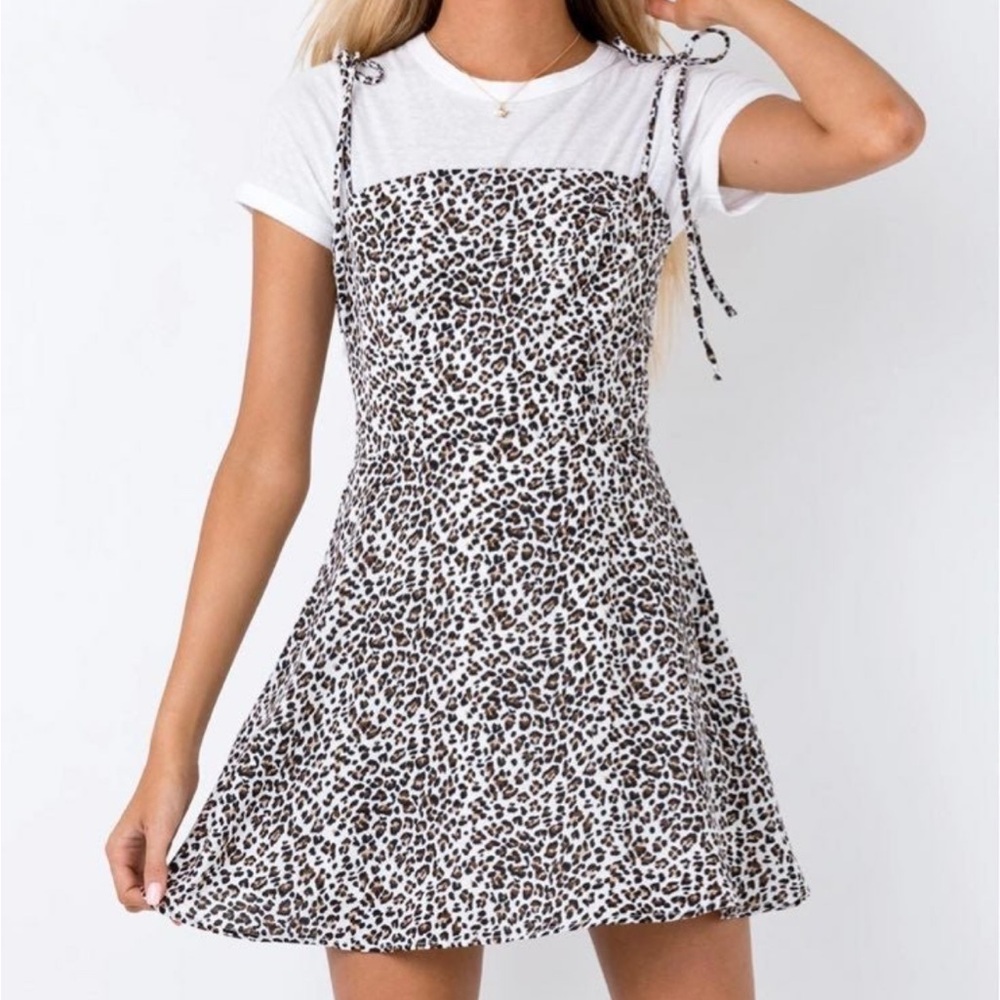 NWT Princess Polly leopard mini dress
